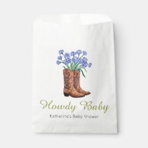 Howdy Baby Bluebonnets Baby shower Cowboy