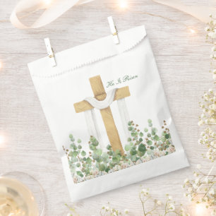 Sachets En Papier Il Est Ressuscité Chrétien Pâques Personnalisé
