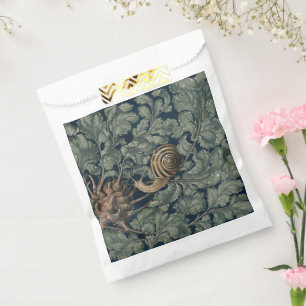 Sachets En Papier Illustration Art Nouveau Vintage Escargot Botaniqu
