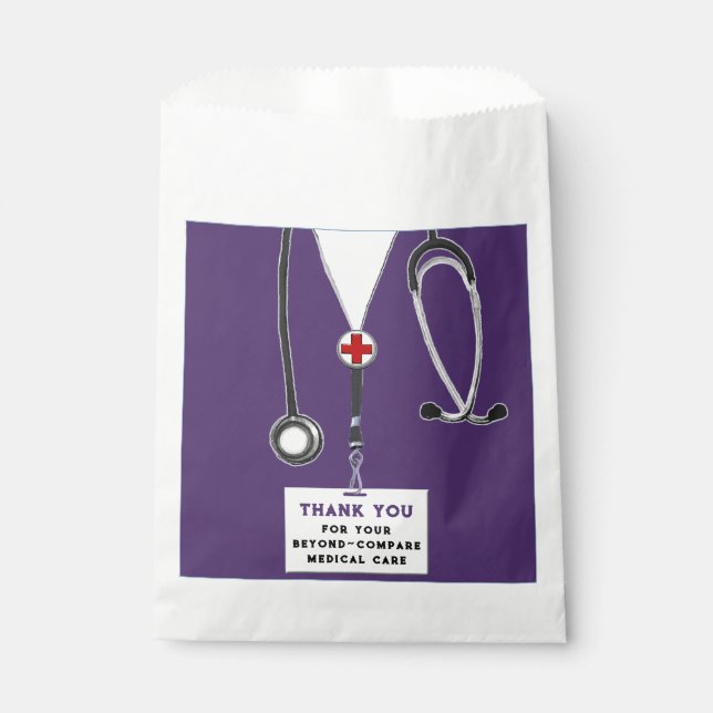Sachets En Papier Infirmière Appréciation Favoriser Sac (Devant)