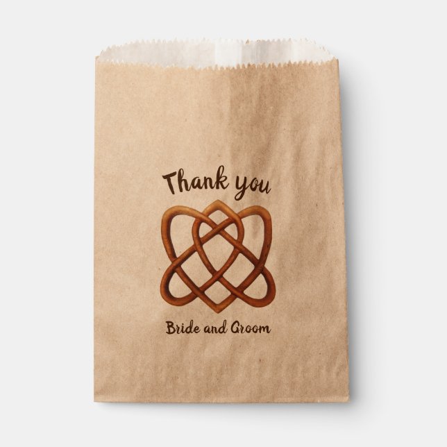 Sachets En Papier Irish Love Knot (Devant)
