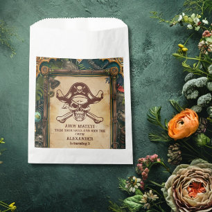 Sachets En Papier Jolly roger Pirate fête d'anniversaire