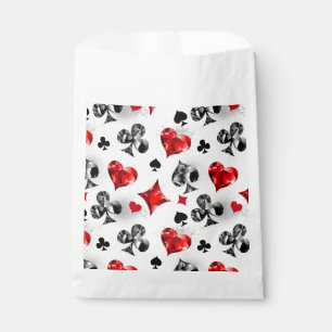 Sachets En Papier Joueur de poker Joueur de cartes de jouer costumes
