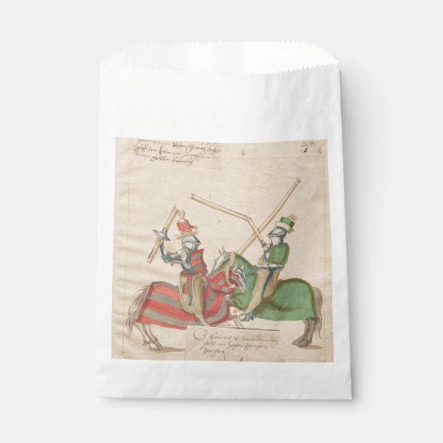 Sachets En Papier Jousting Knights (Devant)