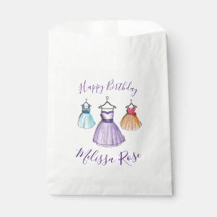 Sachets En Papier Joyeux anniversaire Plutôt Vintage Retro Party mod