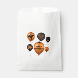 Sachets En Papier Joyeux Ballons du parti Halloween