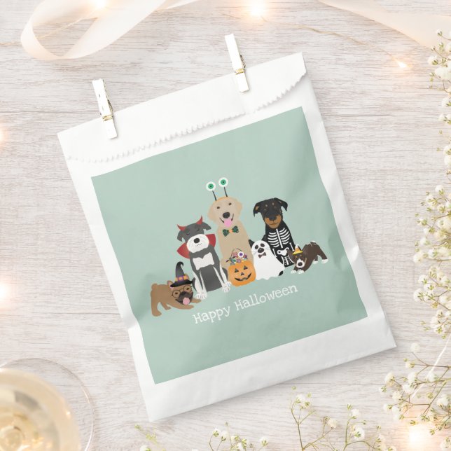 Sachets En Papier Joyeux Costumes Éffrayants pour animaux de compagn (Coupé)