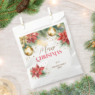 Sachets En Papier Joyeux dîner de Noël