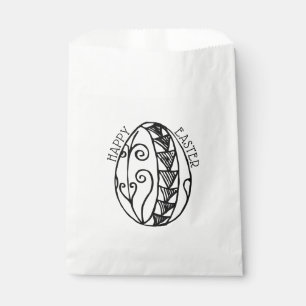 Sachets En Papier Joyeux Easter Hand Drag Oeuf de Pâques Coloration 