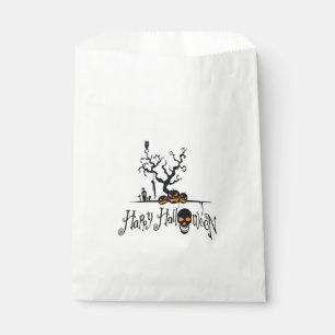 Sachets En Papier Joyeux Halloween Grave Yard