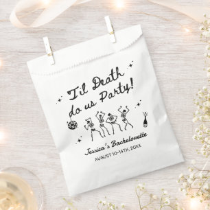 Sachets En Papier Jusqu'à ce que la mort nous sépare enterrement de 