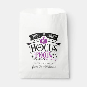 Sachets En Papier Juste une bande de Hocus Pocus Typographie Favoris