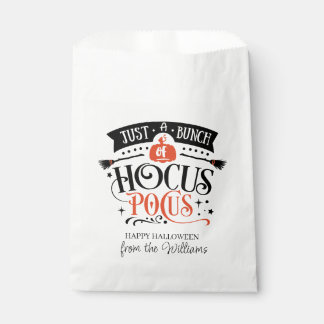 Sachets En Papier Juste une bande de Hocus Pocus Typographie Favoris