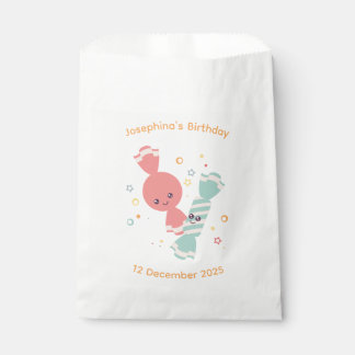 Sachets En Papier Kawaii Smiling Candy Personnalisé Favoriser Sac