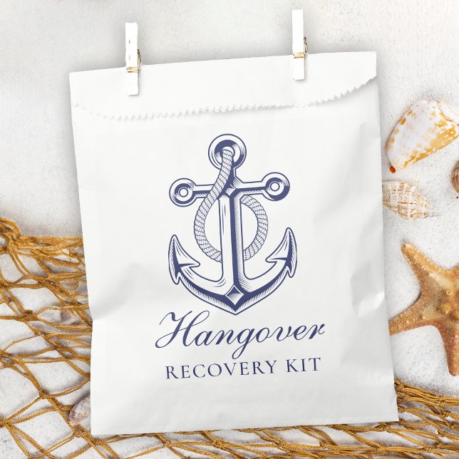 Sachets En Papier Kit de Mariage nautique   bleu marine Ancre (Créateur téléchargé)