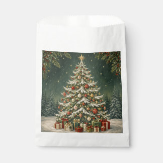 Sachets En Papier La Couronne de la Forêt Hivernale