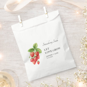 Sachets En Papier Laisser grandir l'amour Sac de faveur de mariage