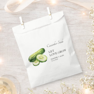 Sachets En Papier Laisser grandir l'amour Sac Faveur Mariage De Se