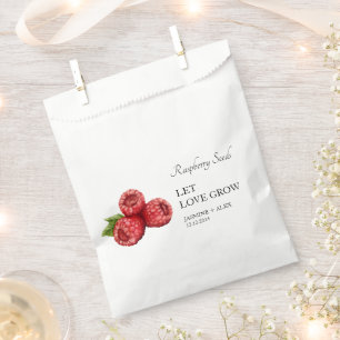 Sachets En Papier Laisser grandir l'amour Sac Favour Mariage Framb