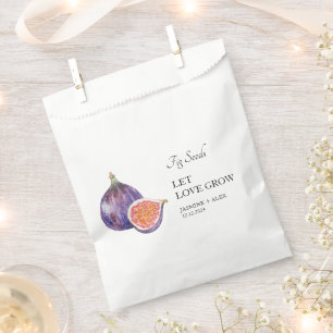 Sachets En Papier Laisser grandir l'amour   Sac Favour Mariage Grain