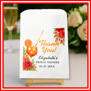 Sachets En Papier L'amour au premier Spritz   Réception de mariage c