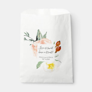 Sachets En Papier L'Amour Est Doux Avoir Un Mariage Coral