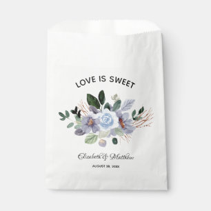 Sachets En Papier L'amour est doux Elegant Purple Floral Mariage