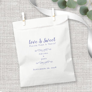 Sachets En Papier L'amour est doux Élégante réception de mariage Per