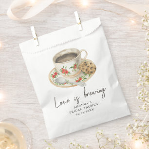 Sachets En Papier L'amour est en train de préparer une douche de nup