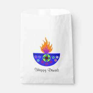 Sachets En Papier Lampe Diwali colorée Diya