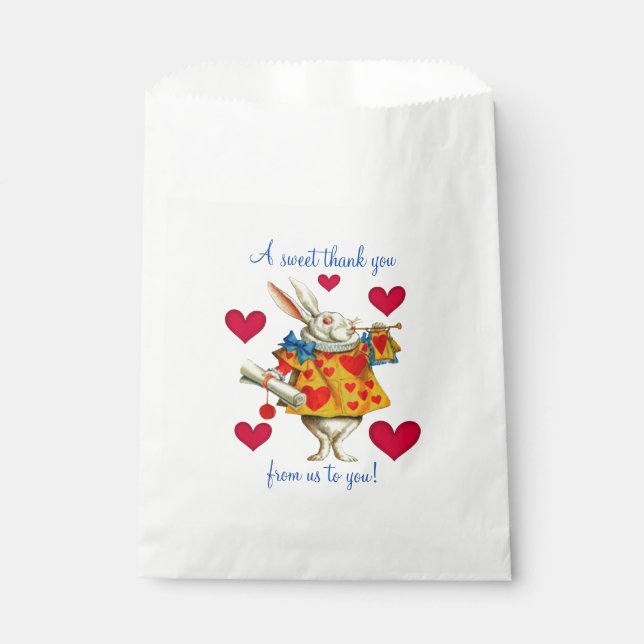 Sachets En Papier Lapin blanc 1 (Devant)