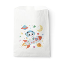 l'astronaute bleu et orange Panda