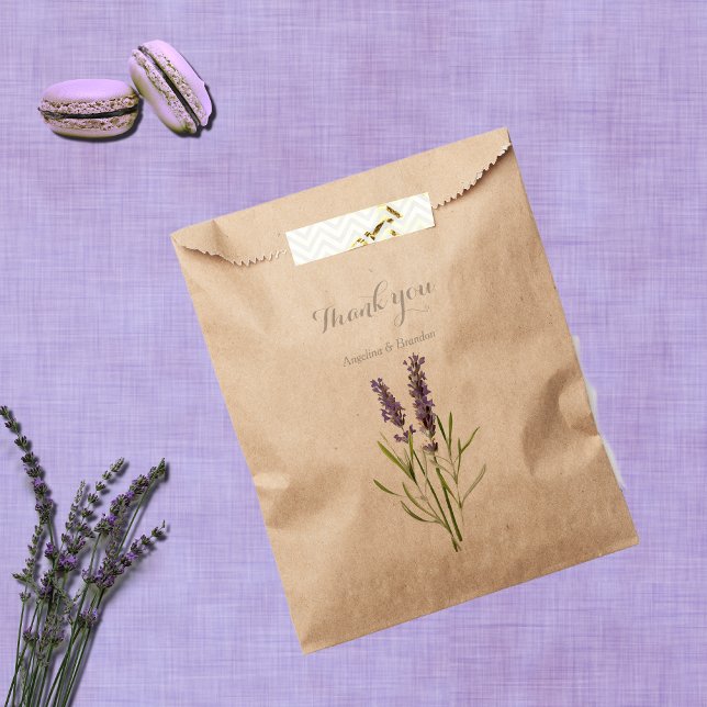 Sachets En Papier lavande vintage - Merci (Créateur téléchargé)