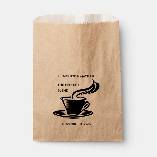 Sachets En Papier Le Mariage De Café Mixte Parfait (Devant)