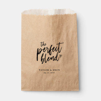 Sachets En Papier Le Mélange Parfait - Sac Faveur Café