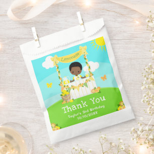 Sachets En Papier Lemonade Dark Ski Boy Anniversaire Merci