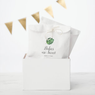 Sachets En Papier Les Baby showers de palmiers sauvages sont doux