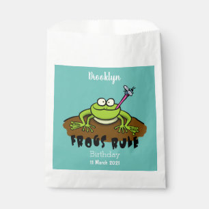 Sachets En Papier Les grenouilles règnent dessin animé de grenouille