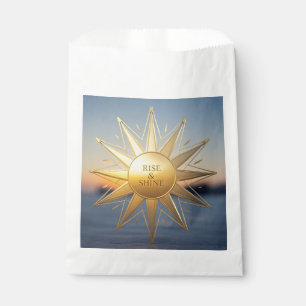 Sachets En Papier Levez-vous et brillez étoile dorée géométrique élé