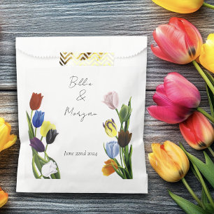 Sachets En Papier LGBTQ plus Fleurs tulipes