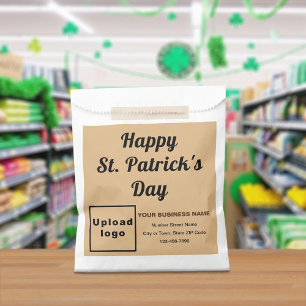 Sachets En Papier Light Brown Business Brand, St. Patrick's Day,