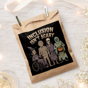 Sachets En Papier L'inclusion drôle n'est pas effrayante Professeur 