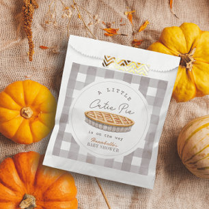 Sachets En Papier Little Cutie Pie Thanksgiving Baby shower blanc
