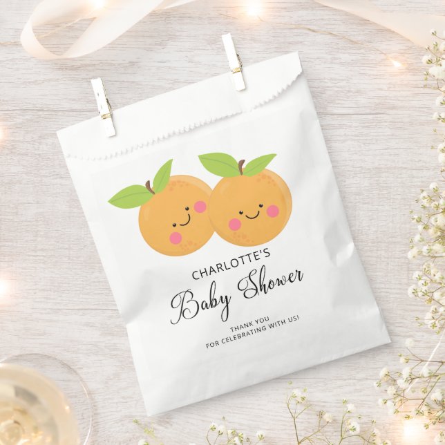 Sachets En Papier Little Cuties C'est Twins Favor Bag (Coupé)