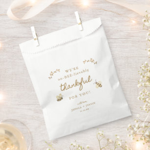 Sachets En Papier Little Honey Bee Un-BEE-livablement Merci Faveur