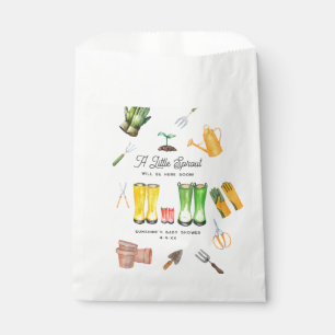 Sachets En Papier Little Sprout Red Boots Garden Baby shower