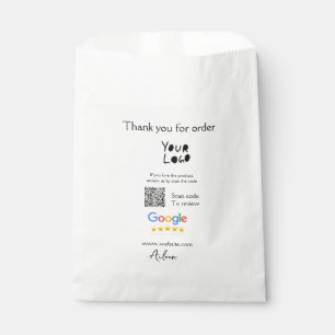 Sachets En Papier logo de site web d'entreprise de critique Google s