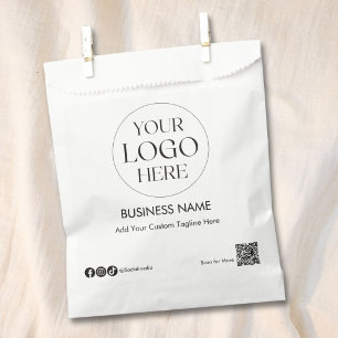 Sachets En Papier Logo d'entreprise personnalisé pour sac promotionn