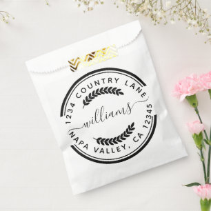 Sachets En Papier Logo promotionnel d'entreprise personnalisé