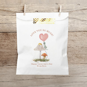 Sachets En Papier Love You So Mush Champignons Classroom Valentine